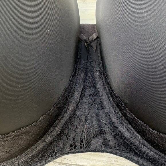 TORRID Bra NWT Sz 46DDD Black Bombshell Everyday Lace Strapless Push Up Padded - Picture 4 of 14